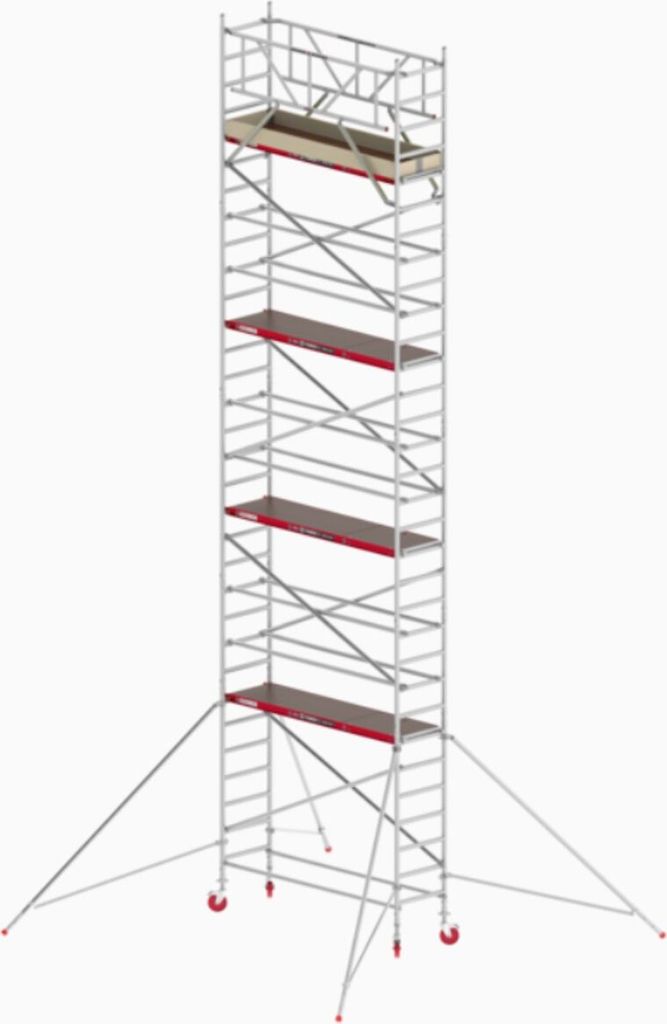 Altrex Fahrgerüst RS Tower 41 Alu mit Holz-Plattform 10,20m AH breit 0,75x1,85m