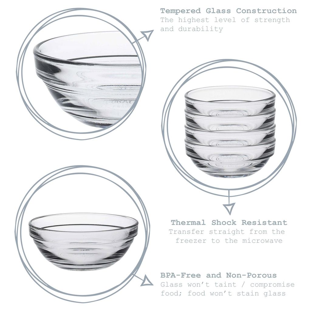 Duralex Schüssel Lys, 10,.5 cm, transparent