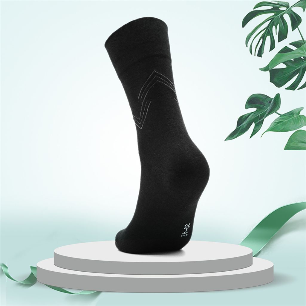 MEGAGROUP 6 Paar Herren Diabetiker Socken Komfortbund ohne Produktbild 2