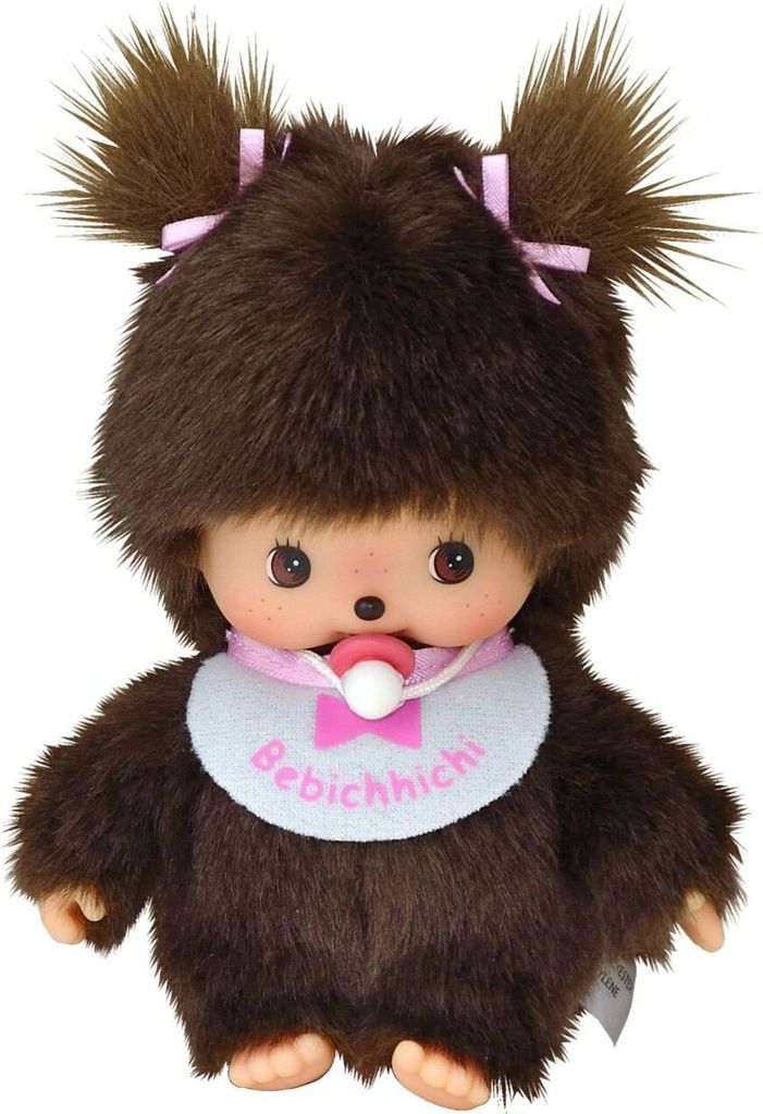 Monchhichi Kuschelpuppe Bebichhichi Mädchen - braunes Produktbild 