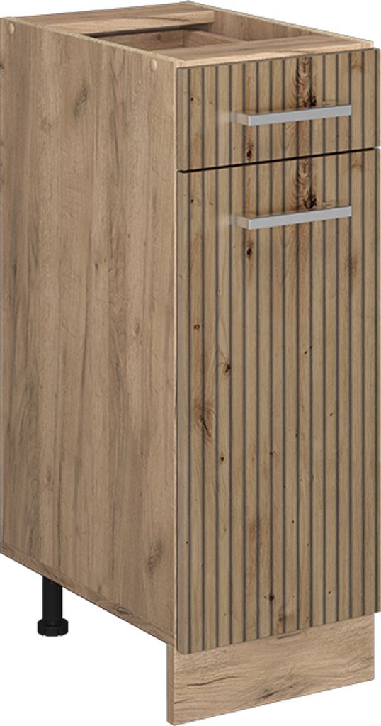 Küchenunterschrank Vicco R-Line Artisan-Eiche 30 cm ohne Arbeitsplatte, Model 49144