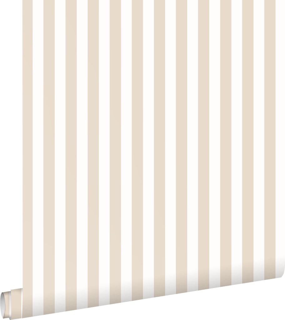 ESTAhome tapeta pruhy béžová a bílá 53 cm x 10,05 m Obrázek produktu 