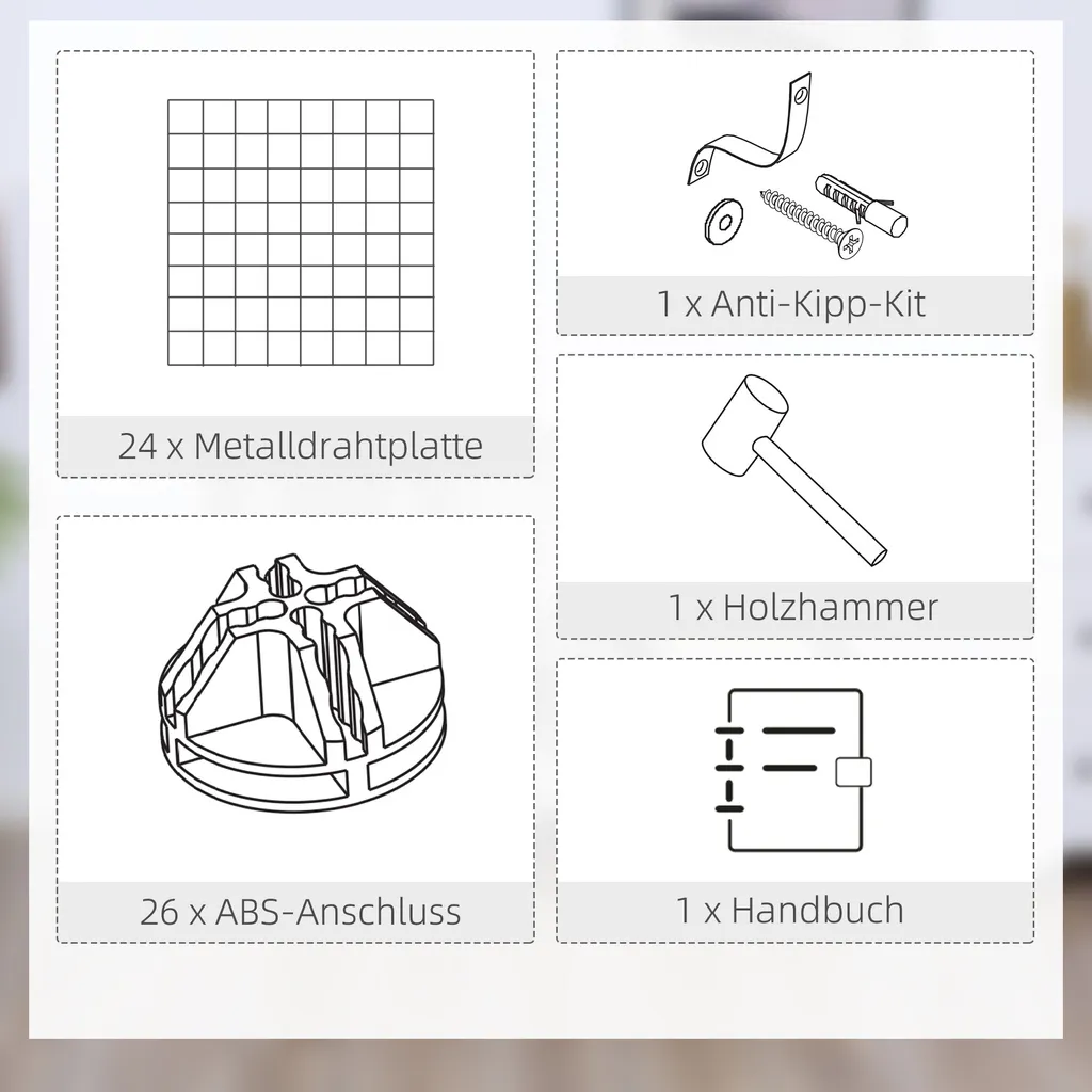 Solution de rangement : étagère à cubes DIY métal noir modulable 6 cases - 7