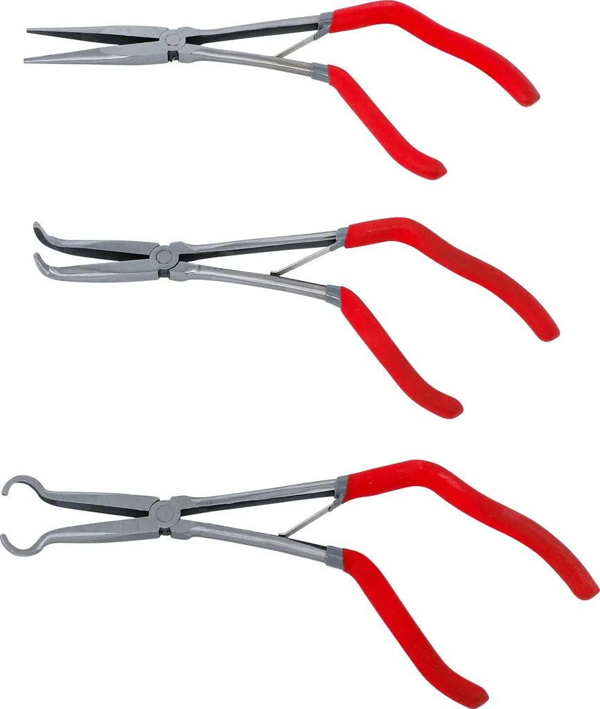 Set 3 Pinze a Pistola 275mm Long Reach per Meccanica e Fai da Te