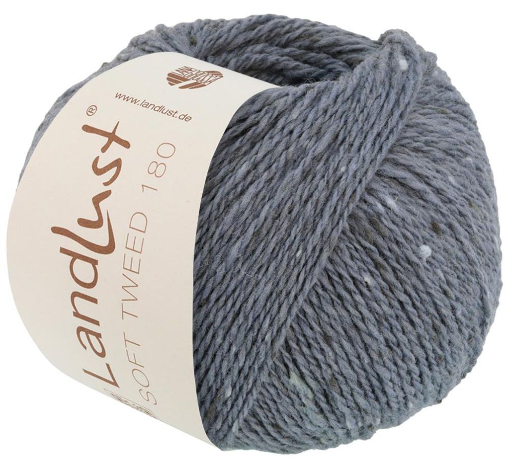 Lana Grossa - Landlust Soft Tweed 180 0121 jeans meliert Produktbild 