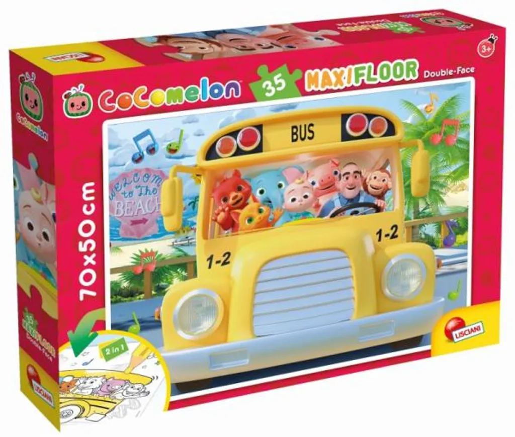 Puzzle CoComelon 35 pièces Small Adventures en carton rigide et coloré