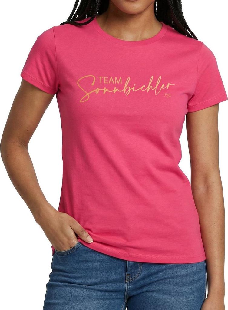Spreadshirt Sturm Der Liebe Team Sonnbichler Hand Lettering Frauen T-Shirt, S, Azalea