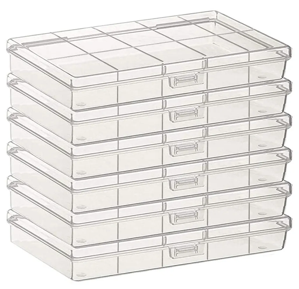 Boîte de rangement transparente hermétique pour herbes et comprimés