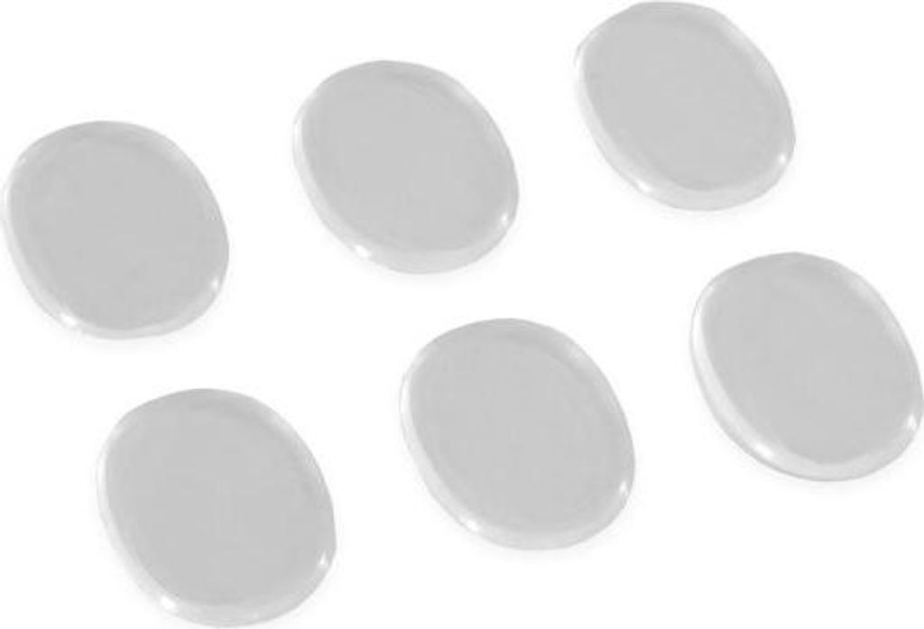 keepdrum Dämpfer Pads für Felle Transparent 6 Stück