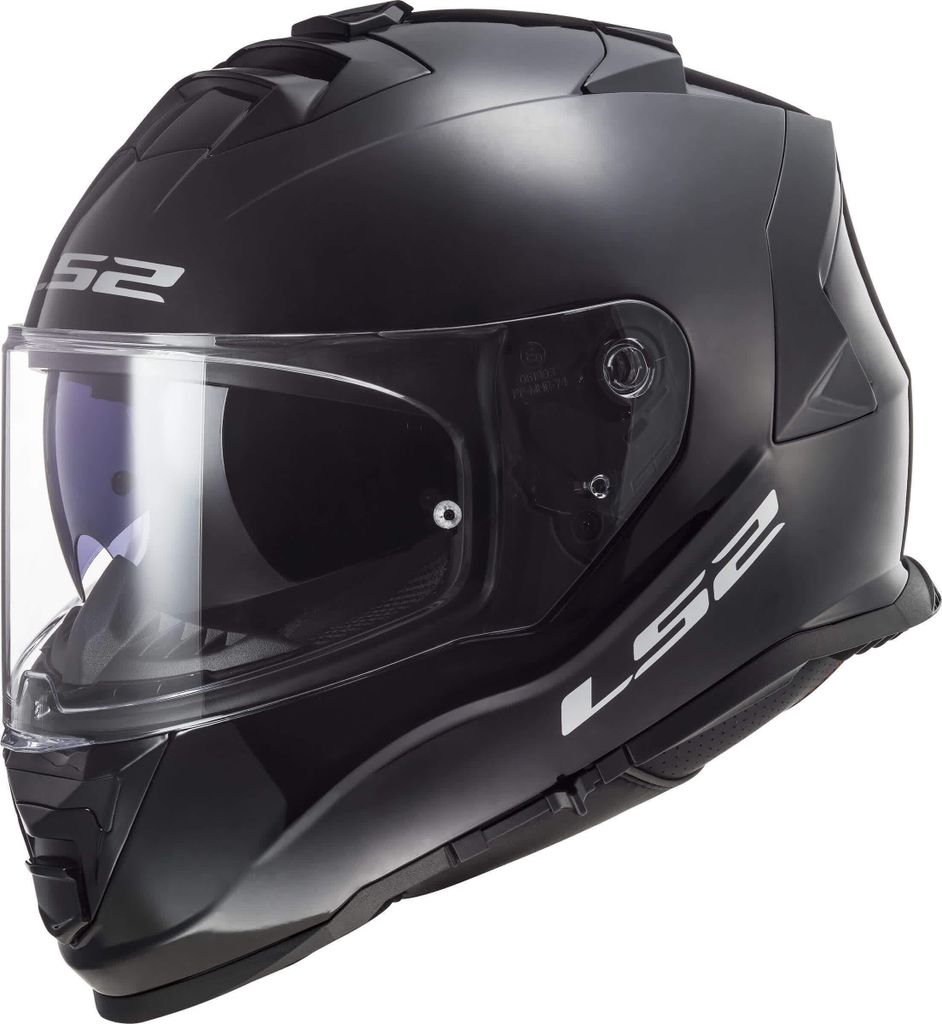 Integralhelm LS2 FF800 STORM II Solid Glänzend Schwarz größe S