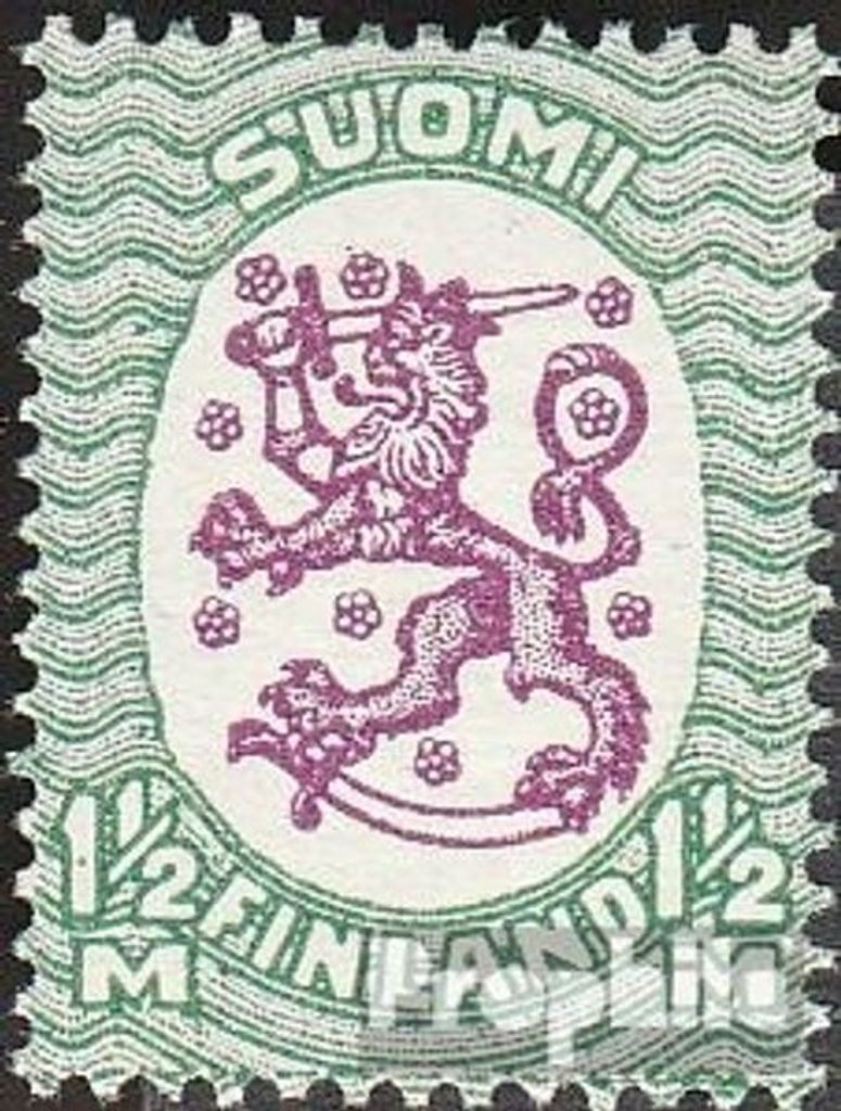 Briefmarken Finnland 1917 Mi 88B postfrisch Freimarken: Wappen