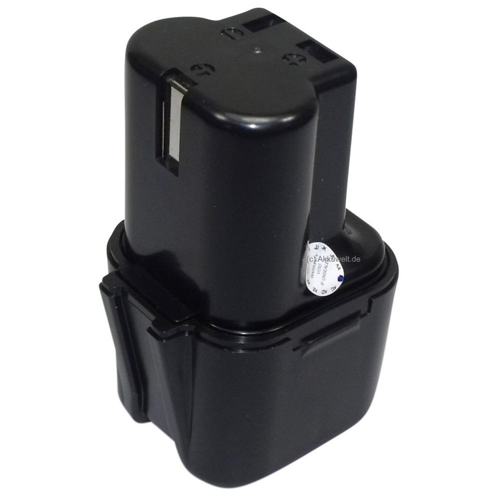 A black battery pack for a cordless clipper or shearer.