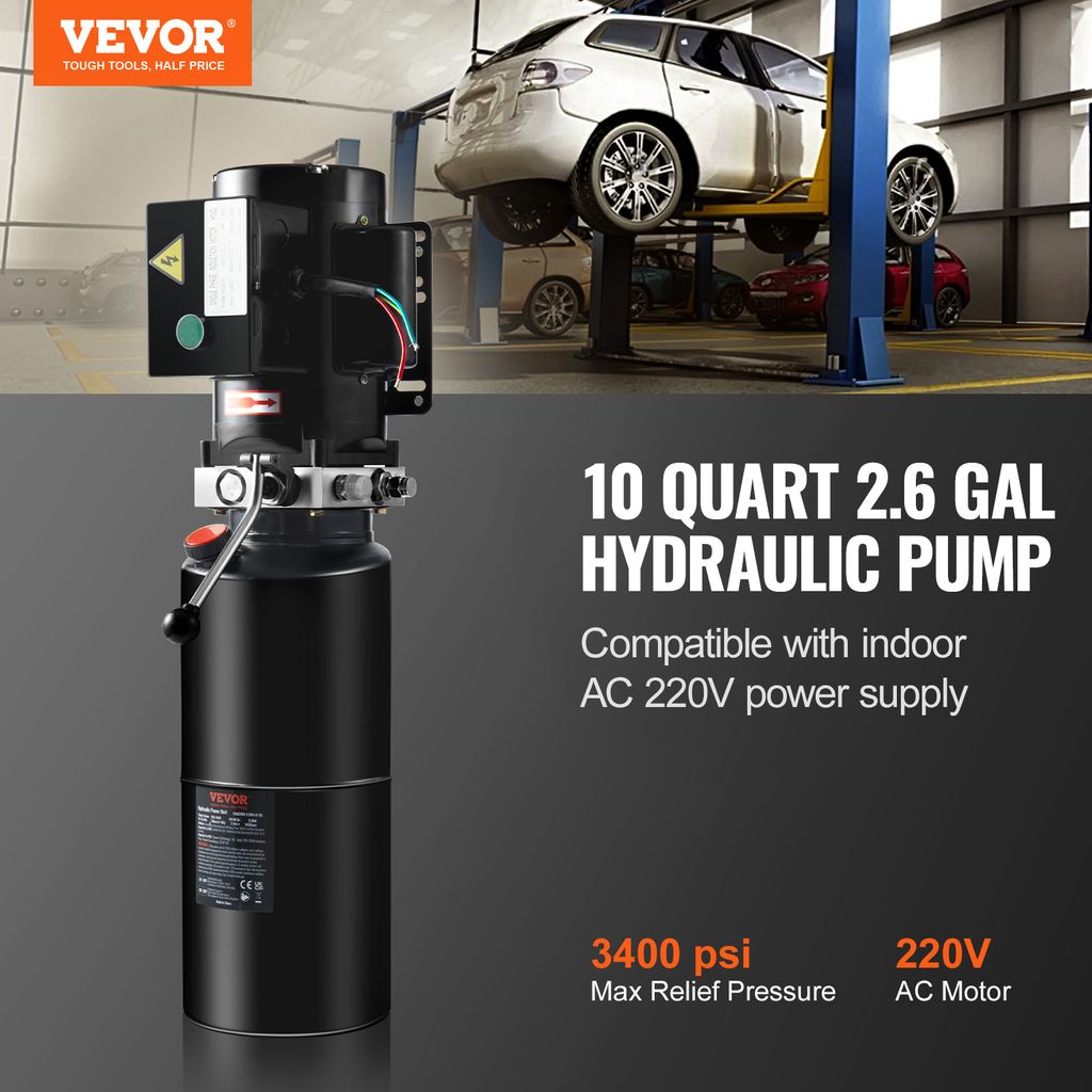 VEVOR Hydraulikpumpe Hydraulikaggregat 12 V Hydraulikaggregat 1600 W Doppelwirkende Hydraulikpumpe Hydraulic Power Pack 375 Gal Tank Hand Pump Hydraulikaggregat Fur Aufzuge Gabelstapler Usw 80679874 VEVOR Hydraulikpumpe Hydraulikaggregat 12 V Hydraulikaggregat 1600 W Doppelwirkende Hydraulikpumpe Hydraulic Power Pack 375 Gal Tank Hand Pump Hydraulikaggregat Fur Aufzuge Gabelstapler Usw 80679874