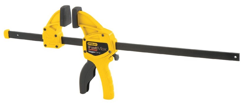 Stanley FatMax Hybrid Einhandzwinge mit Schraubgriff 600 mm