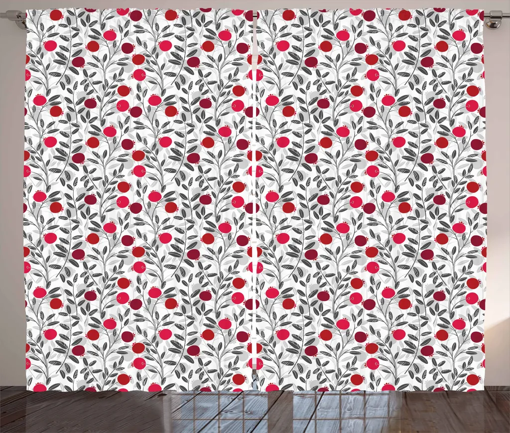 Tende ABAKUHAUS Rustic Crane Berry 280x175cm | Arredo Soggiorno Shabby