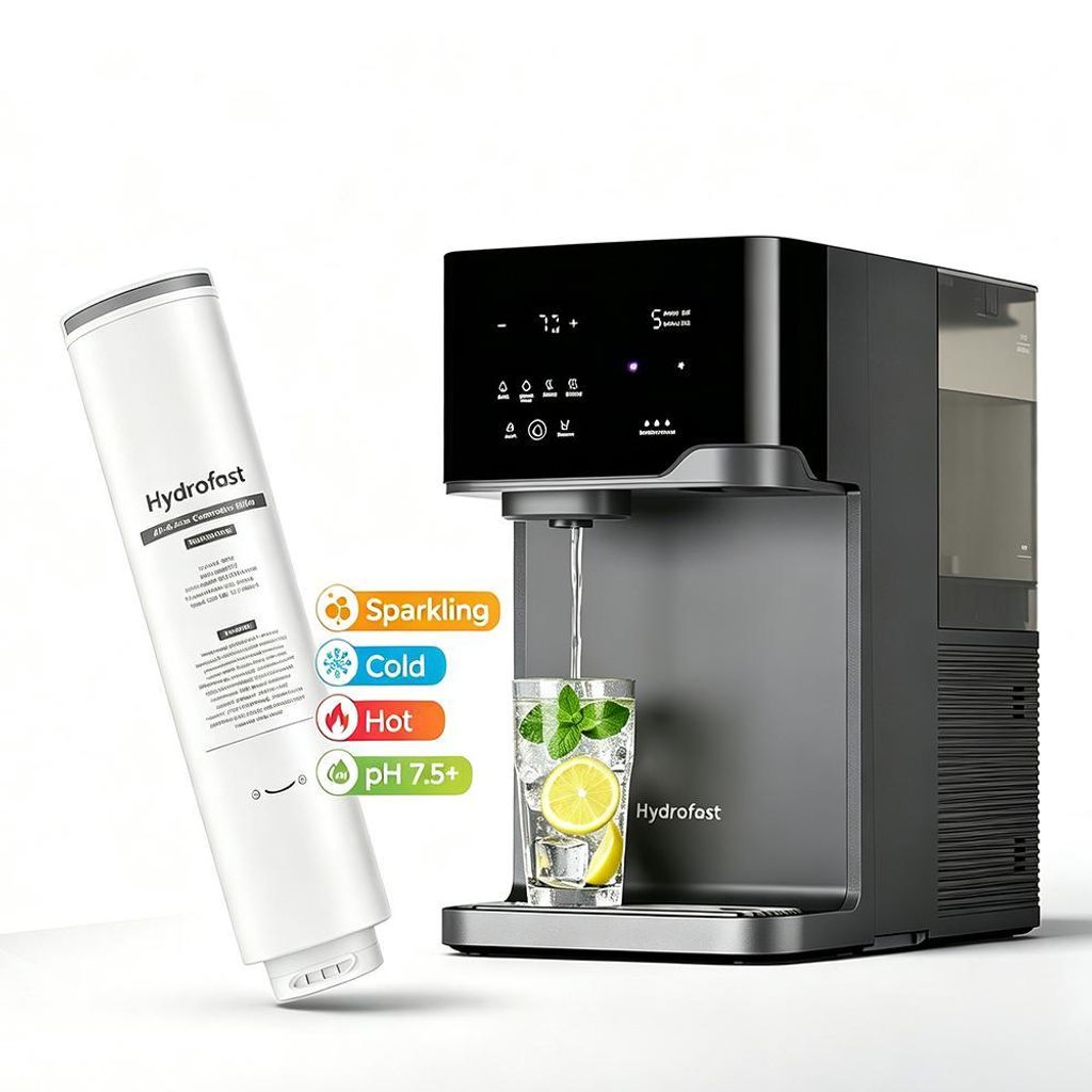 Filtr do wody RO Hydrofast C300 z funkcją gazowania, w Zdjęcie produktu 