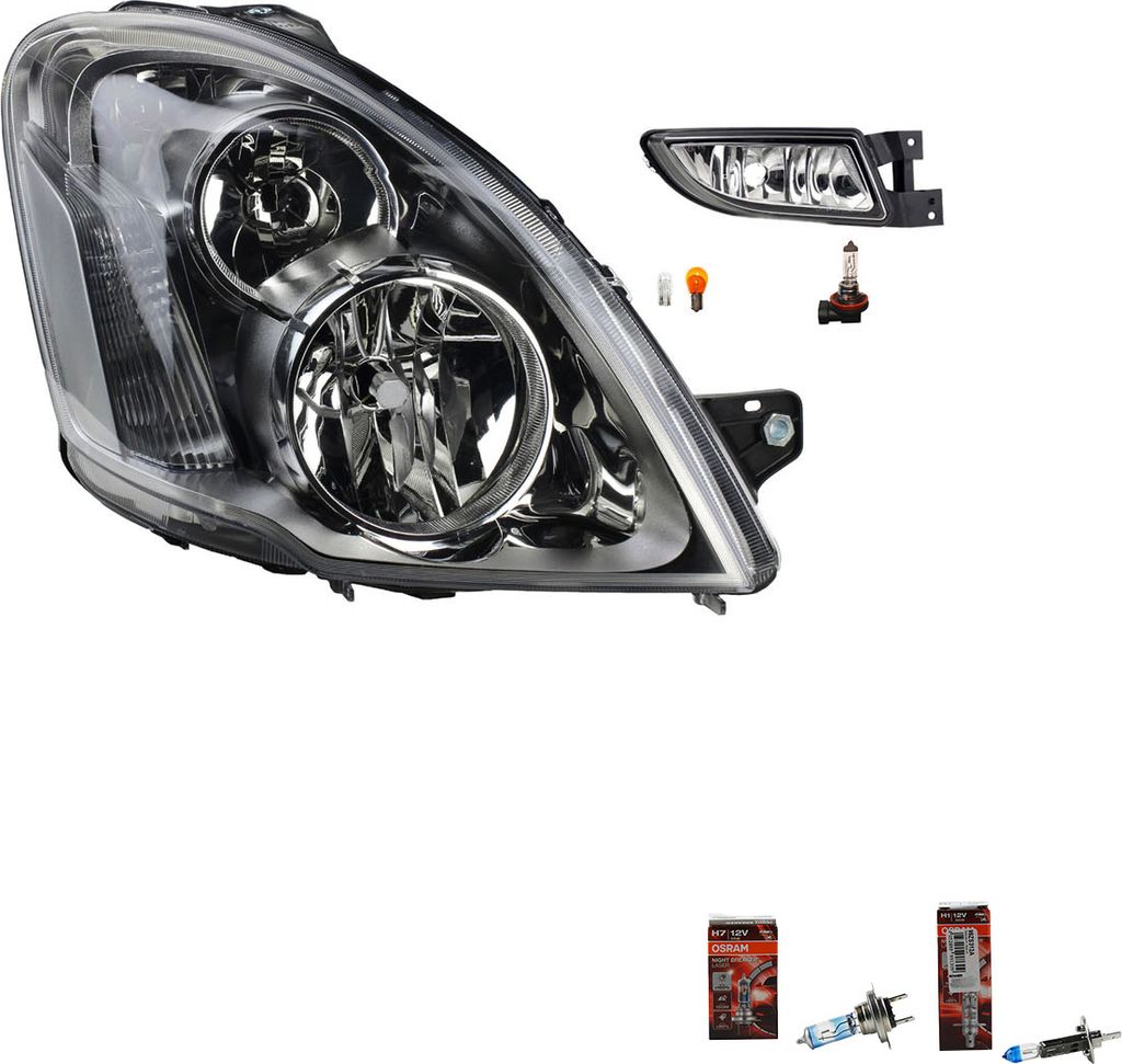 Johns, Scheinwerfer + Osram Night Breaker Laser passend für Iveco Daily V 09/11-02/14 R 5801375415 0005801375415 51775551 51827371 5801377880
