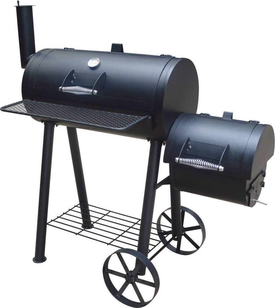 EL FUEGO Smoker – grill na węgiel drzewny EDMONTON – wózek Zdjęcie produktu 