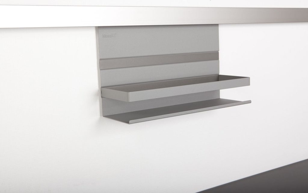 Linero MosaiQ Universalablage 200 mit Bügel Titan grau