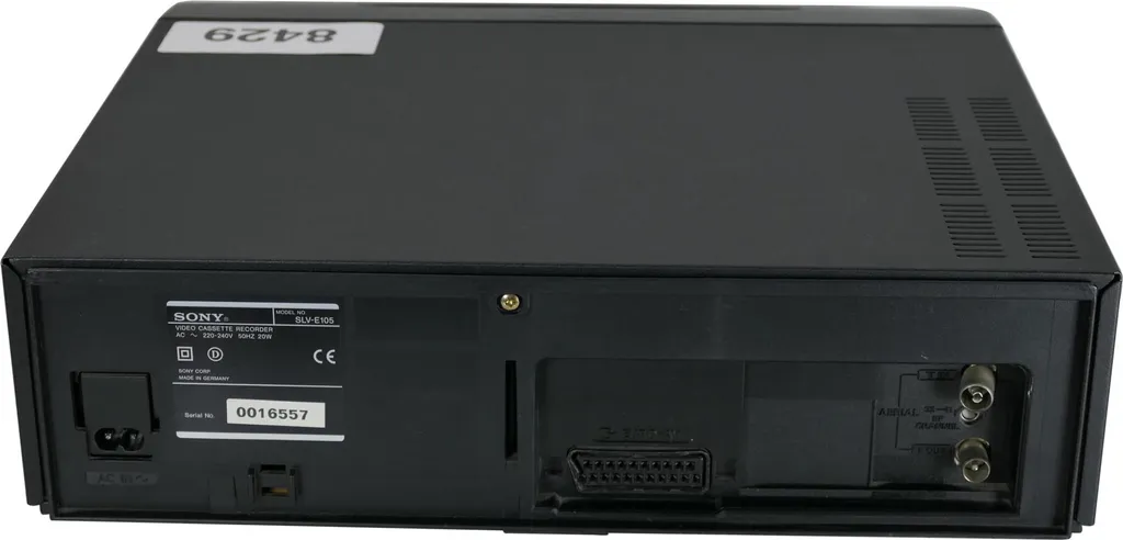 Magnétoscope Sony SLV-E105 Technologie Trinitron Smart Clean VHS