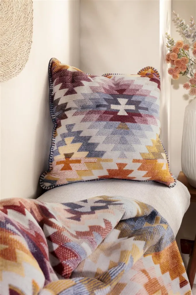 Coussin 50x50 Biederlack Nomad Light - Solution Déco Douce et Lavable - 4