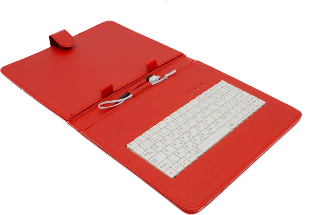 AIREN AiTab Custodia in pelle 3 con tastiera USB 9,7" ROSSA (SK/SK/DE/UK/US. layout)