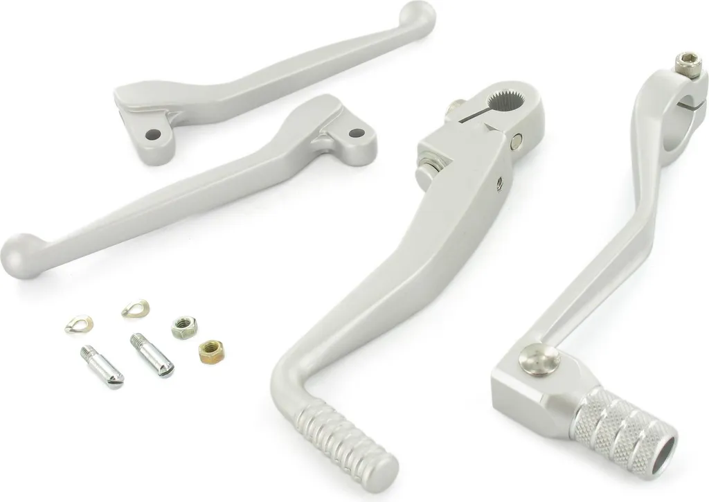 Solution de fixation 4 pièces argent mat pour stabiliser vos tringles
