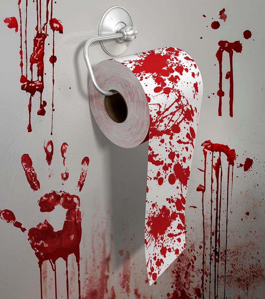 Tatort im Badezimmer – Blutiges Klopapier 30m