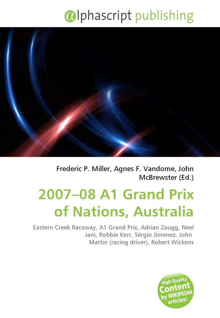 2007-08 A1 Grand Prix of Nations, Australia