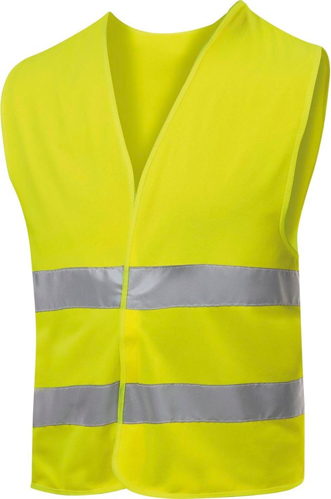 Gebol Warnschutzweste XL EN ISO20471 - Reflektorweste mit Reflexstreifen, gelb