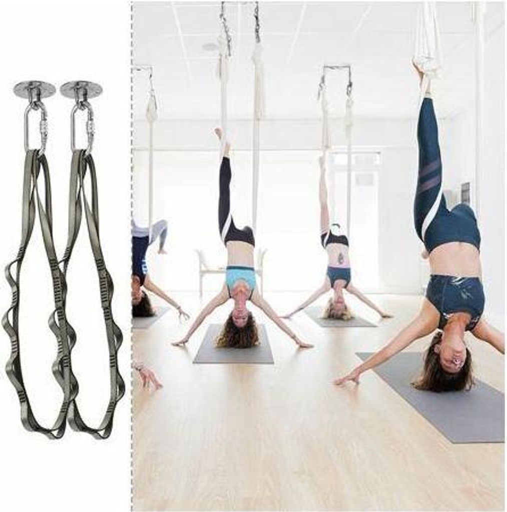 Merco Yoga Hammock síť pro jógu tmavě modrá varianta 35958 Obrázek produktu 