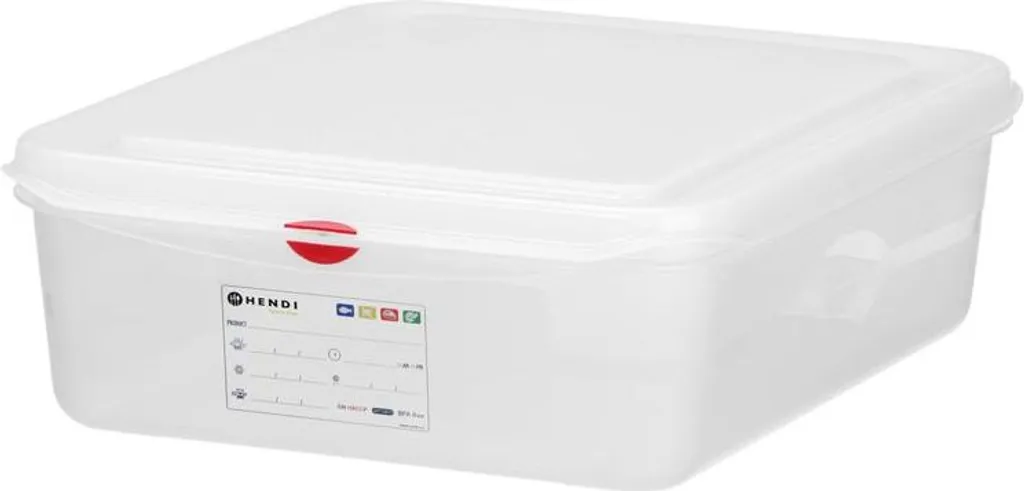 HENDI Contenitore GN 1/2 in Polipropilene 6,5L | Qualità Professionale