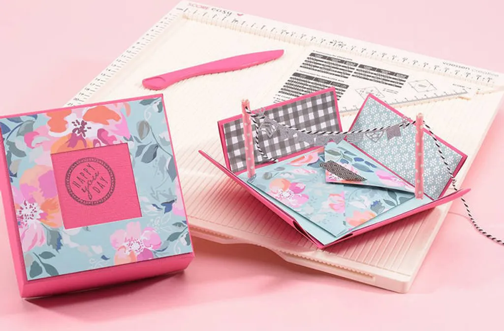 Table de rainurage Score Easy Vaessen Creative blanc cassé pour pliage - 12