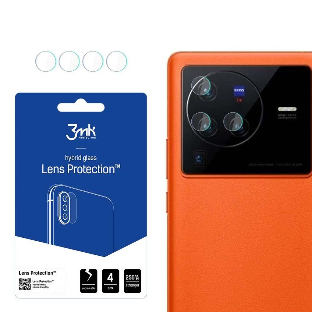 3mk Hybridglas Lens Protection für Vivo X80 Pro Kamera Produktbild 