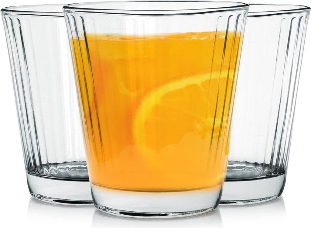 3x Gläser für Getränke, Wasser, Saft, Kompott Set Komplettset Gläser für Getränke
