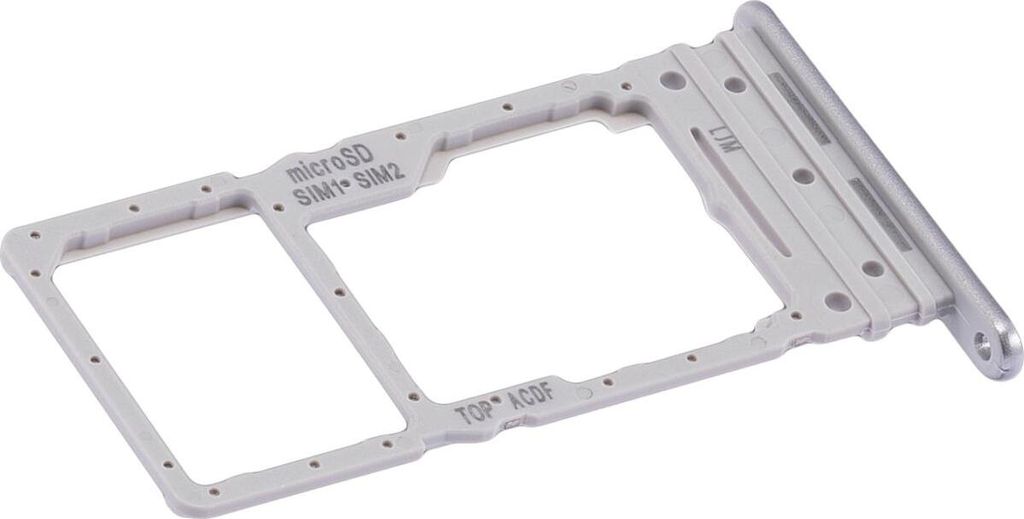 SIM-Kartenhalter für Samsung Galaxy A34 5G (SM-A346B), GH98-48063B, Silber