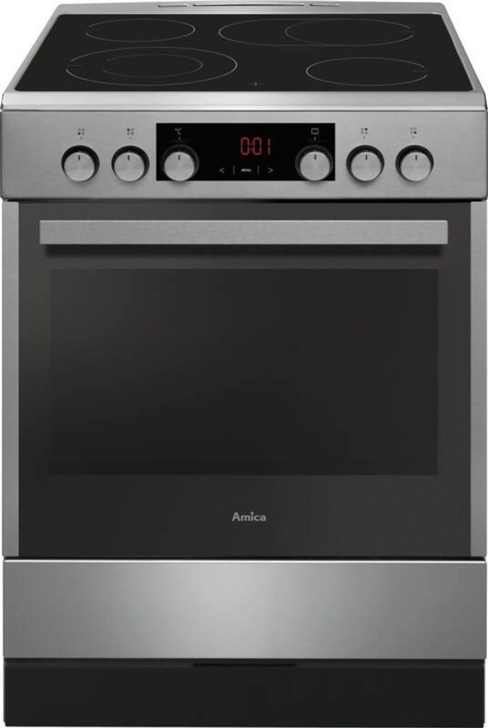 Amica - SHC 914 100 E - Standherd - Glaskeramik - Edelstahl - 60 cm