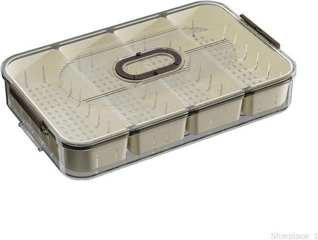 Aufbewahrungsbox – Modell 4 – Braun – Fächer – Elegantes Design