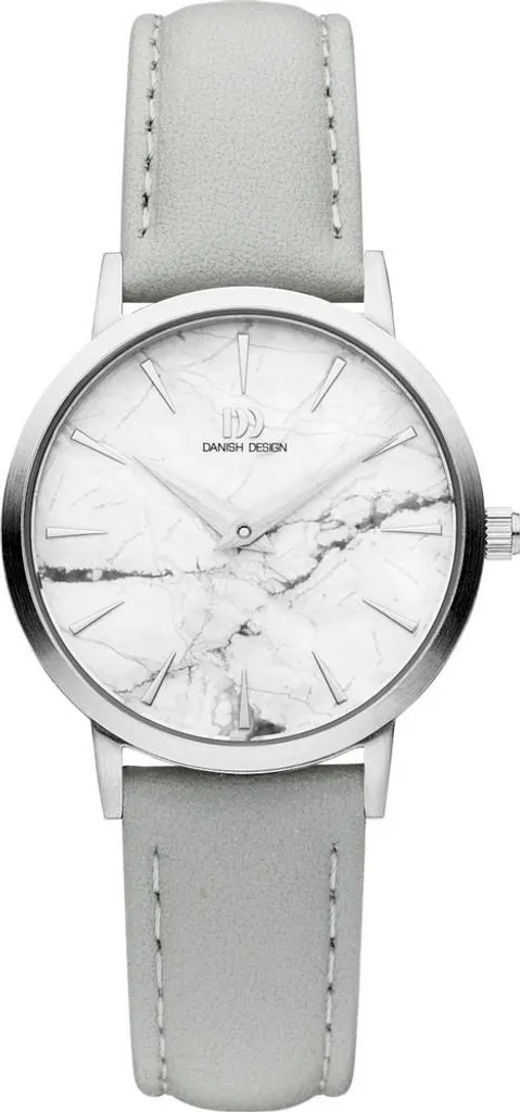 Montre Femme Scandinave Danish Design IV54Q1217 avec Bracelet en Cuir Noir