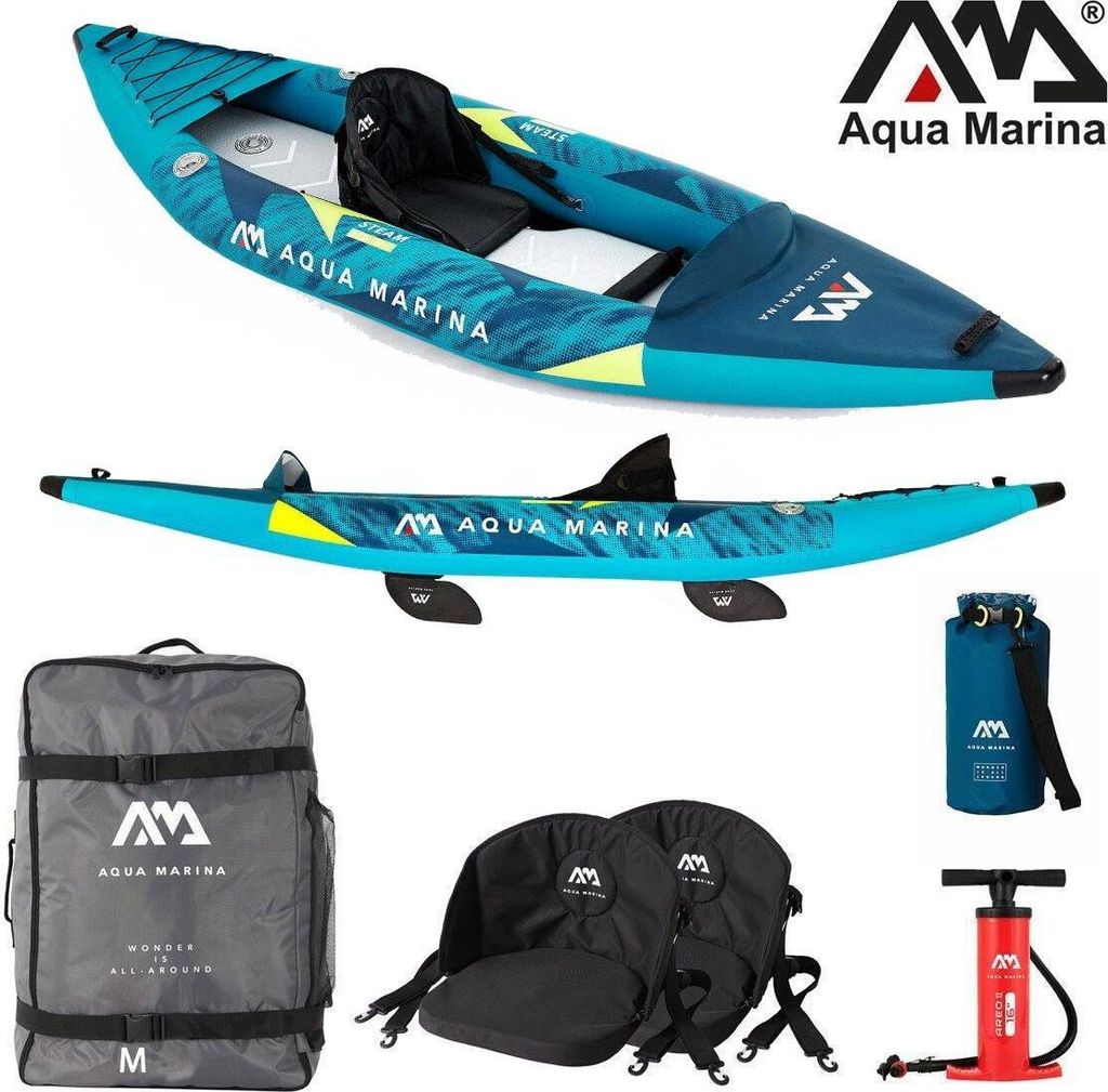 Aqua Marina STEAM 312 Zestaw kajakowy 1 osoba nadmuchiwany Zdjęcie produktu 
