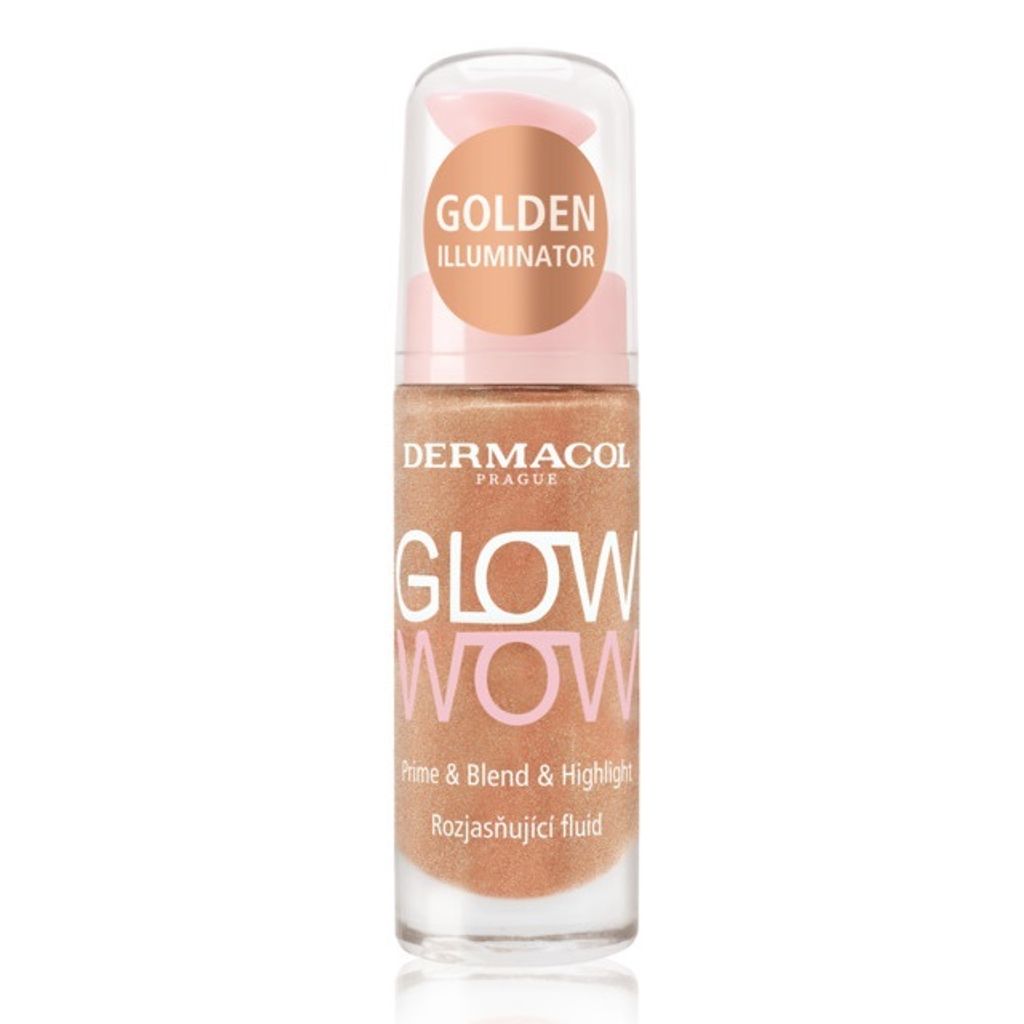 Dermacol Glow Wow Prime & Blend & Highlight verschönerndes Fluid für eine einheitliche und aufgehellte Gesichtshaut 20 ml