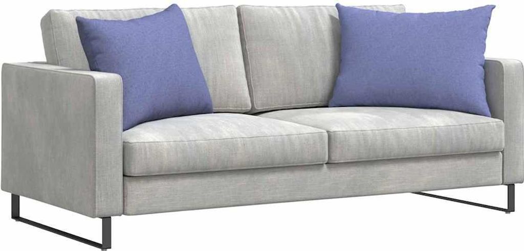 "Winter Sale" Sofakissen 2 pcs - Montage erforderlich - Jeans blau 70 x 50cm Stoff - Gartenmöbelauflagen clorisNeu261073 - Gartenmöbelauflagen