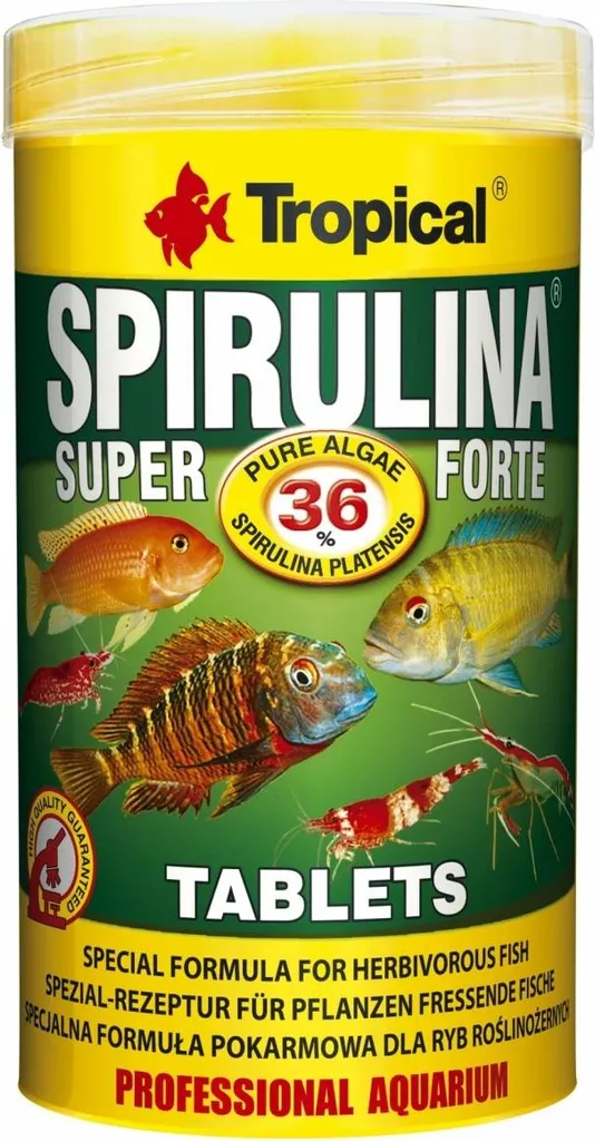 Tablettes de Super Spirulina Forte 250 ml - Complément de Haute Qualité