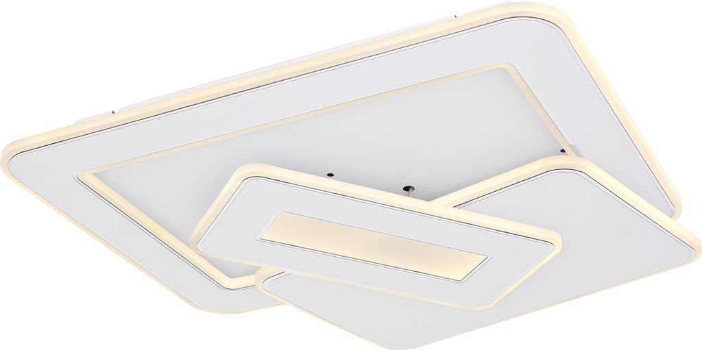 Globo Lighting Deckenleuchte Metall weiß, LED Produktbild 