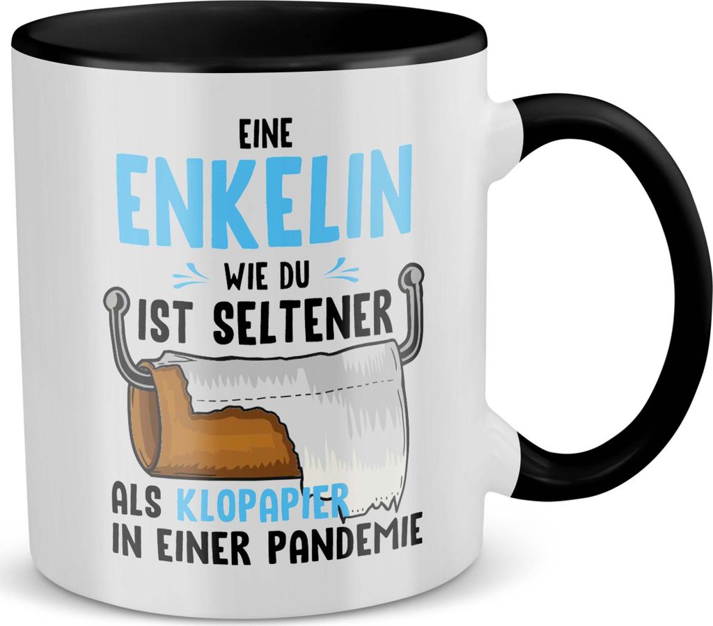 22Feels Enkelin Geschenk 18. Geburtstag Abitur Weihnachten Firmung Konfirmation Uni Abschluss Bachelor Master Meisterprüfung Mädchen Tasse Haferl...
