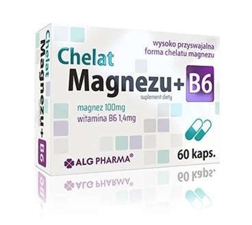 MAGNESIUM CHELAT + VITAMIN B6 Nervensystem ALG Pharma 60 Kapseln