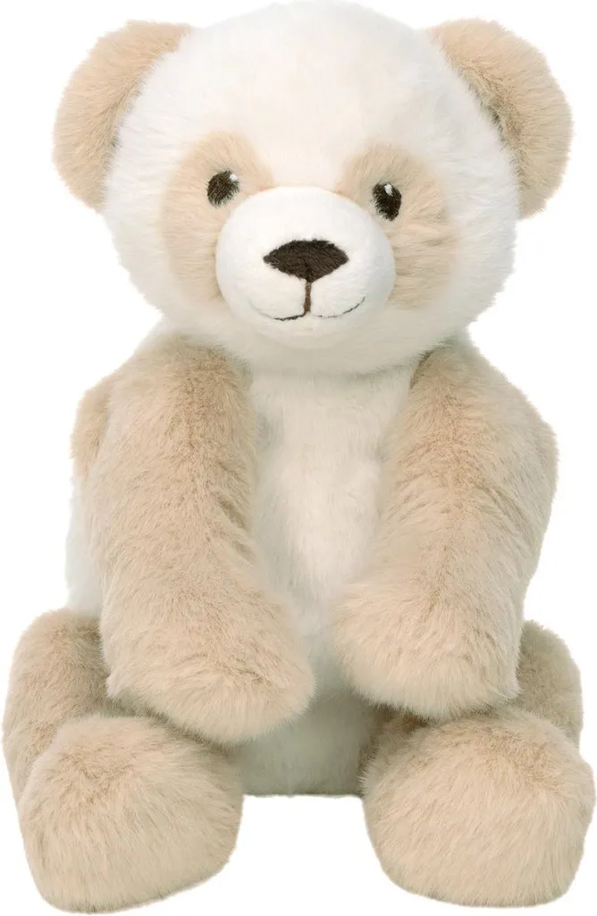 Peluche Happy Horse Panda 28 cm Blanc Beige : Doudou Durable et Doux