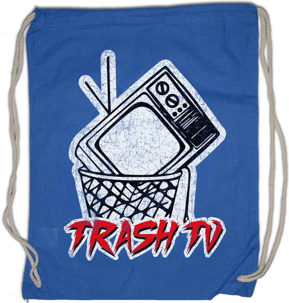 Urban Backwoods Trash TV, Turnbeutel, Farbe: Royalblau