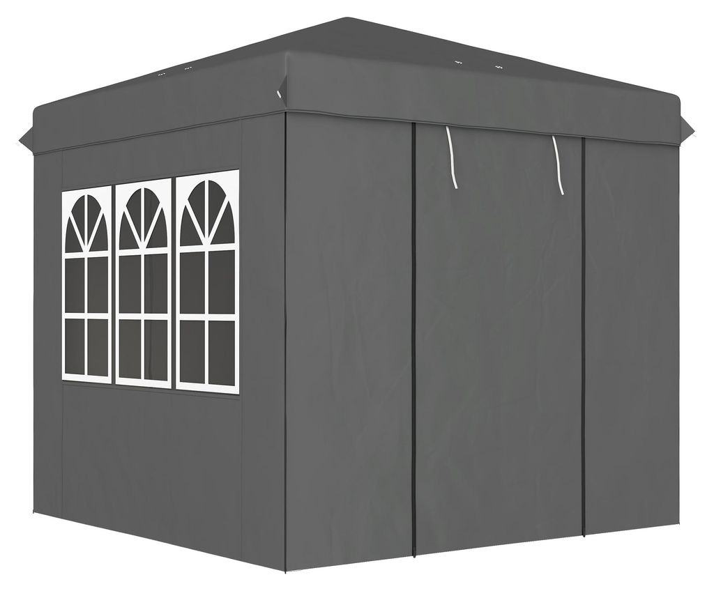 Outsunny Pavillon 2,5x2,5m wasserabweisend Stabil Produktbild 