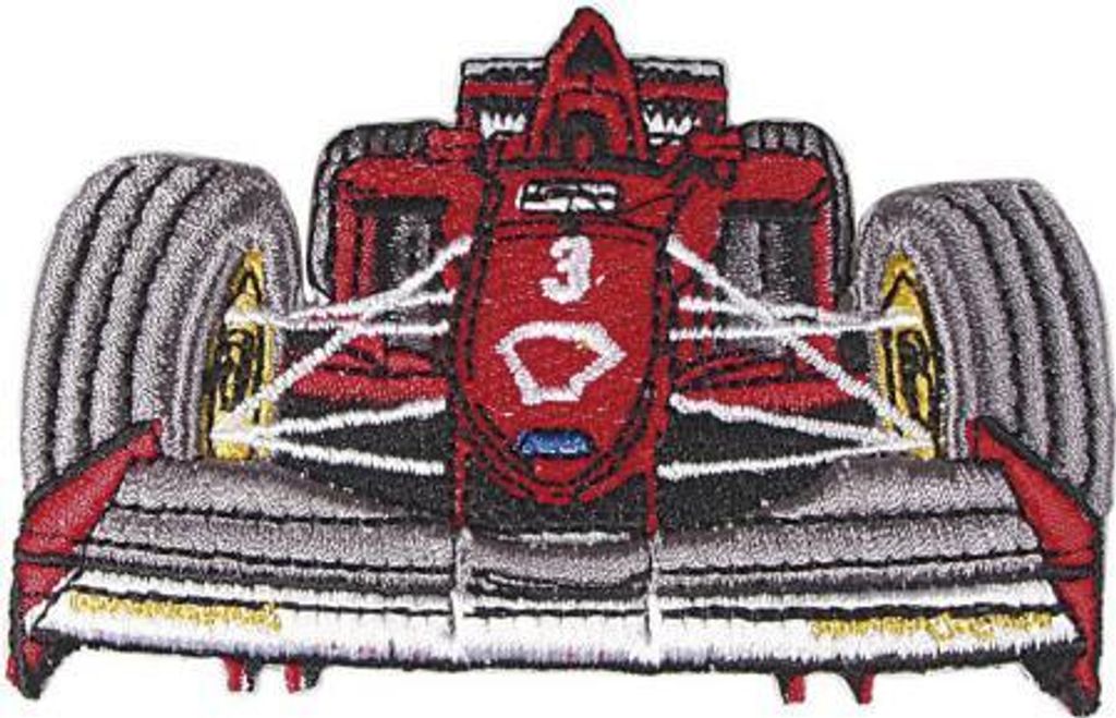 AUFNÄHER - Formel 1 Wagen - 04785 - Gr. ca. 8 x 11 cm - Patches Stick Applikation